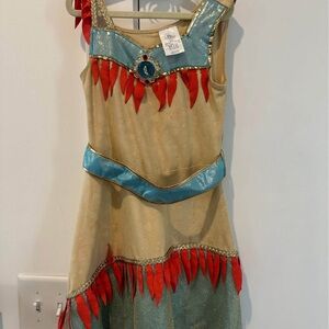 Disney Cream and Blue Kids Costume Dress